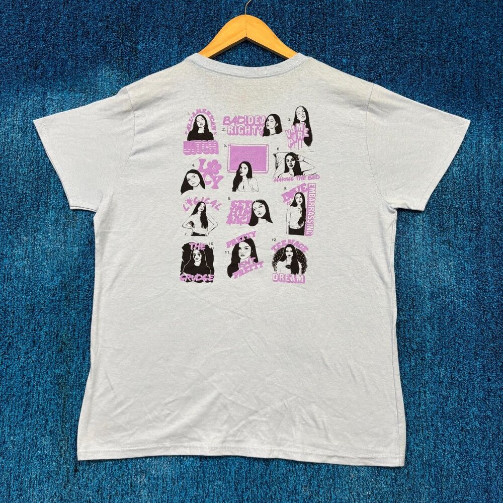 Olivia Rodrigo Guts World Tour Setlist Sketch Pop Rock Tee L